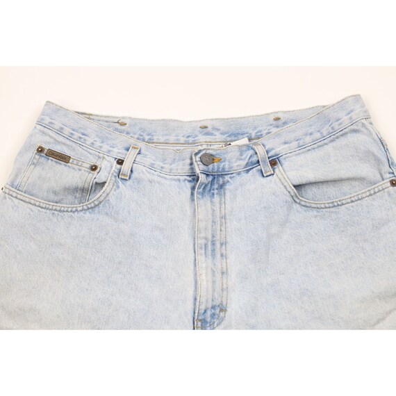 90s Calvin Klein Mens 36 Distressed Baggy Denim Jean Shorts
