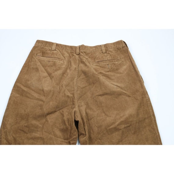 パンツ Semi-Wide Corduroy Pants - Brown Camel-Mid-Rise-Full-Length-