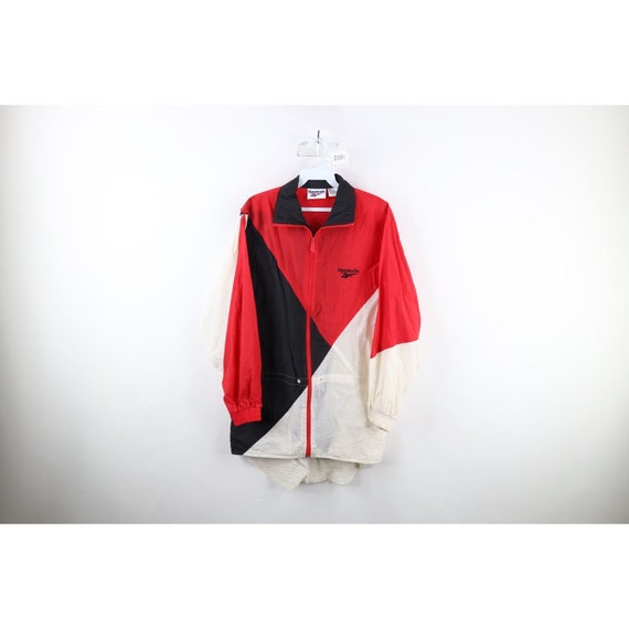90s Reebok Womens Small Spell Out Baggy Oversized… - image 1