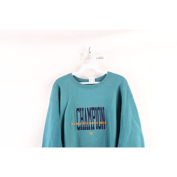 80s Champion Reverse Weave Mens 2XL Spell Out Cre… - image 2