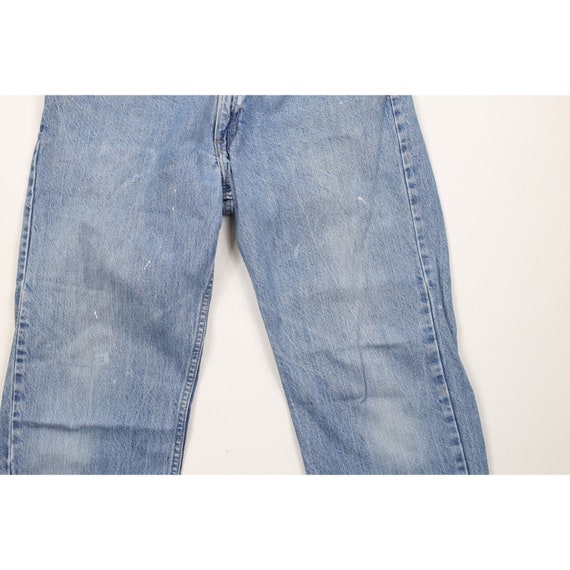 90s Streetwear Mens 34x30 Distressed Straight Leg… - image 3