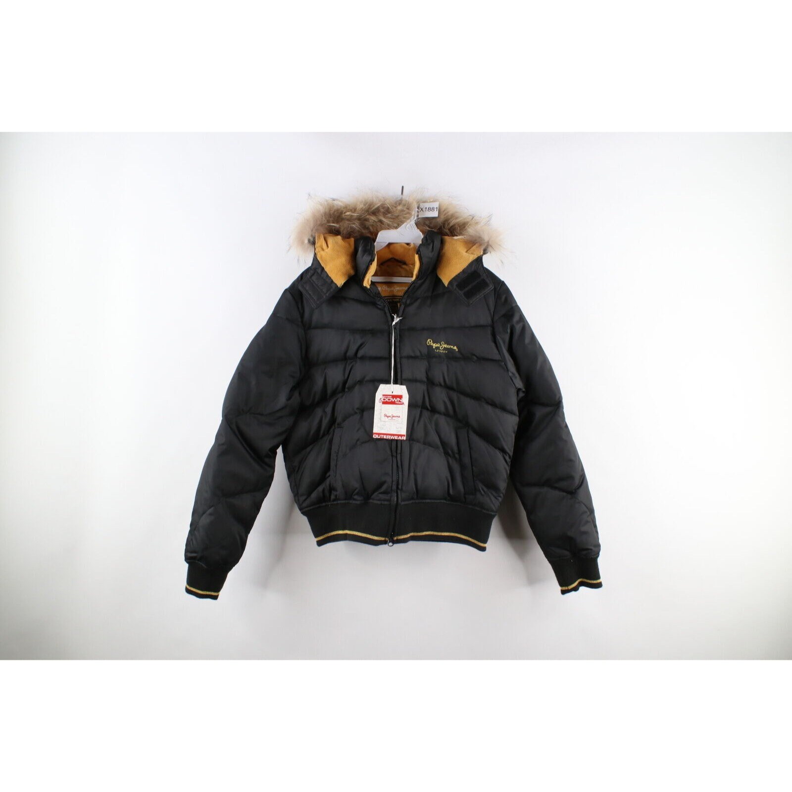 Deadstock Vintage 90s Pepe Jeans Womens Medium Coyote Fur Deadstock Vintage 90s Pepe Jeans Womens Medium Coyote Fur