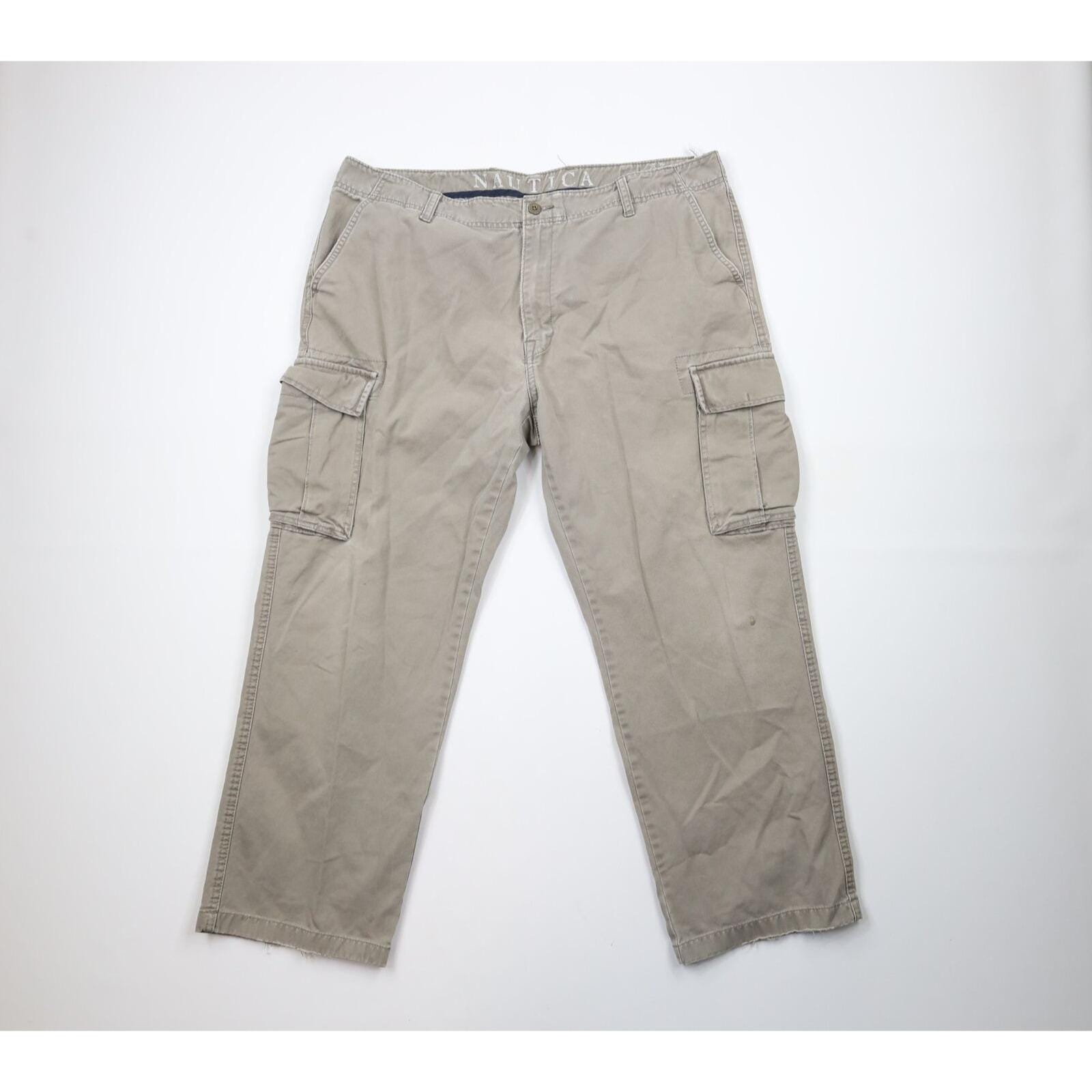 1990～00s Vintage  Navy Cargo Pant Vintage 90s OLD NAVY Cargo Pants Khaki Green Military