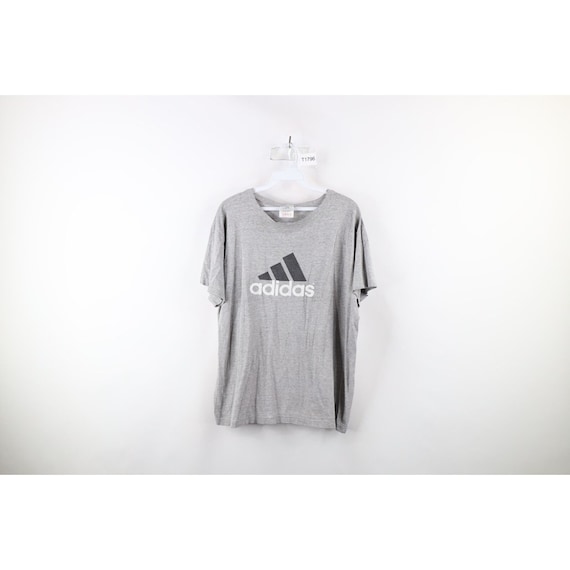 Vintage Made in USA Adidas Originals Gray T-shirt, Size men's L –  SecondFirst