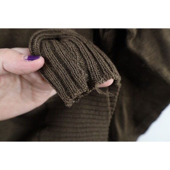 80s Mens Medium United States Military Wool Knit … - image 6
