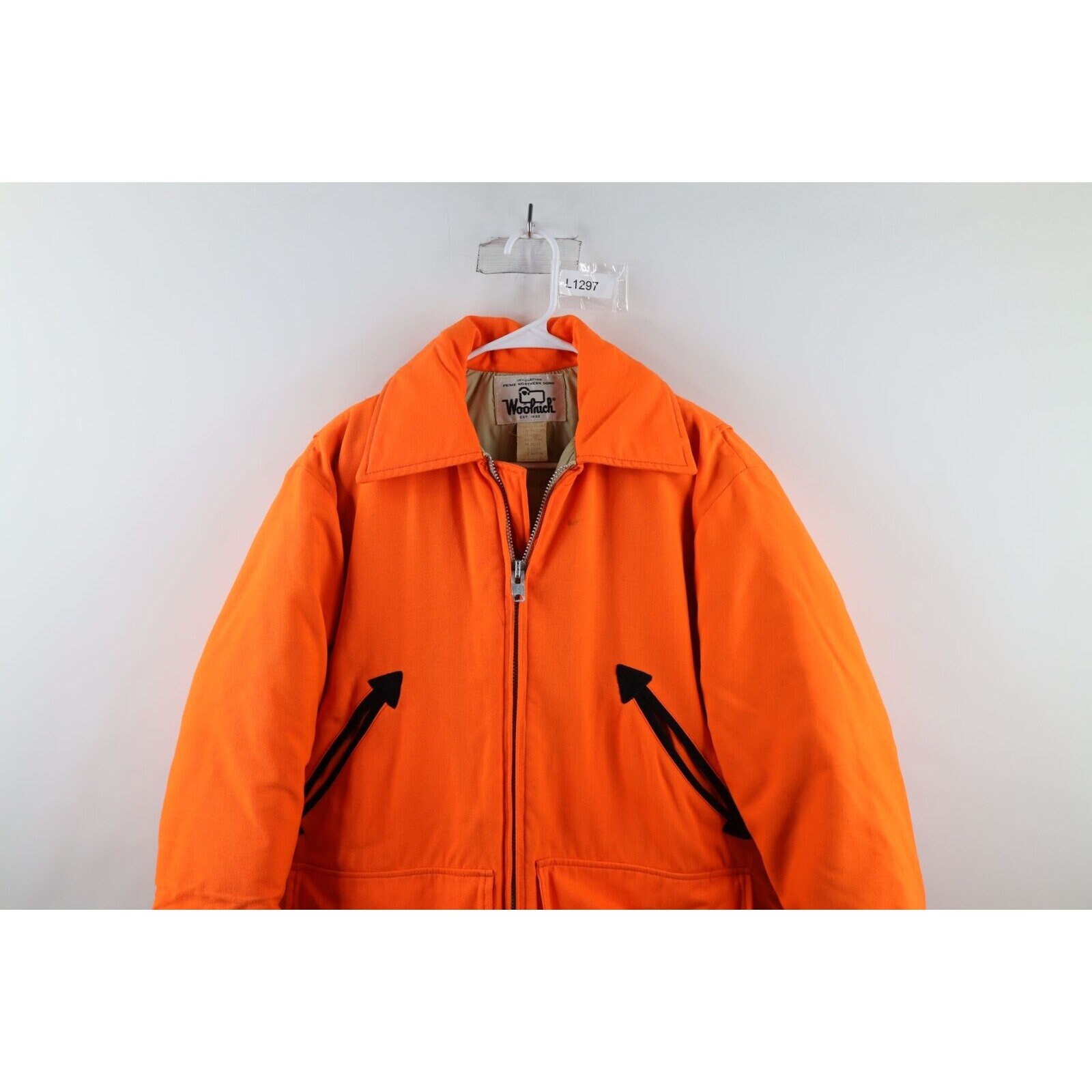70s Woolrich Mens Medium Rockabilly Western Duck Down Puffer