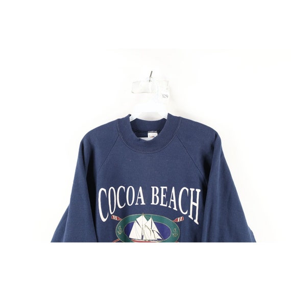 90s Streetwear Mens Large Faded Spell Out Cocoa B… - image 2