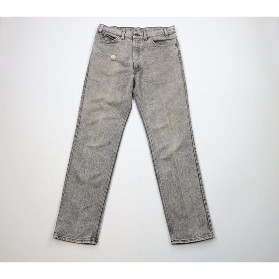 80s Levis Silver Medal Mens 32x32 Distressed Acid… - image 1