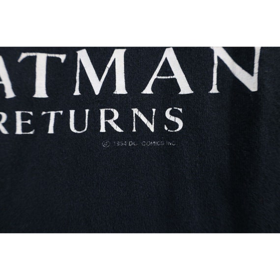 90s Boys XL Faded Spell Out Batman Returns Movie … - image 5