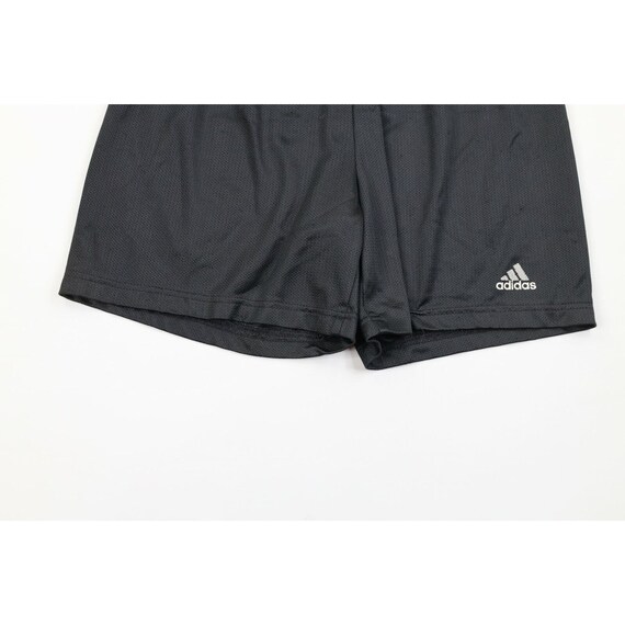 90s Adidas Mens Medium Above Knee Spell Out Mesh … - image 3
