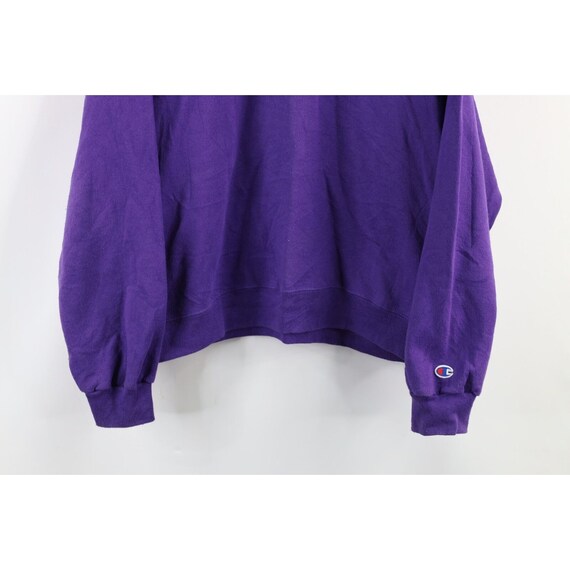 90s Champion Mens Size XL Faded Blank Crewneck Sw… - image 4