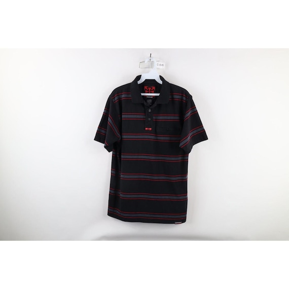 90s Independent Trucks Mens Medium Faded Spell Out Striped