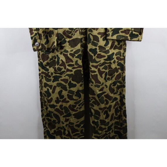 70s Streetwear Mens XL Faded Frogskin Camouflage … - image 4