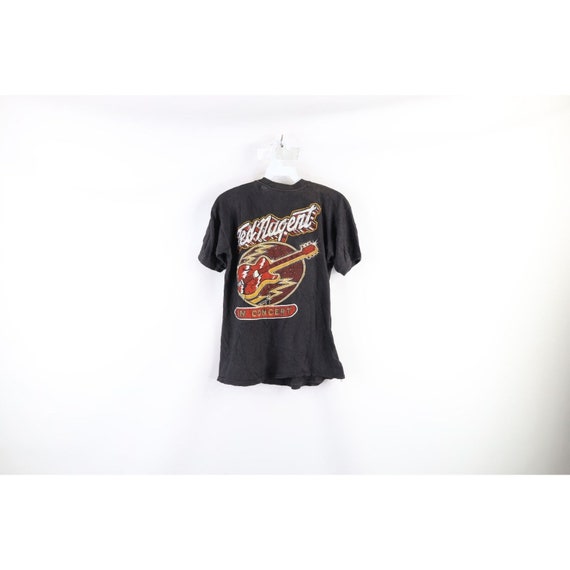 80s Mens Small Distressed Ted Nugent In Concert B… - image 7