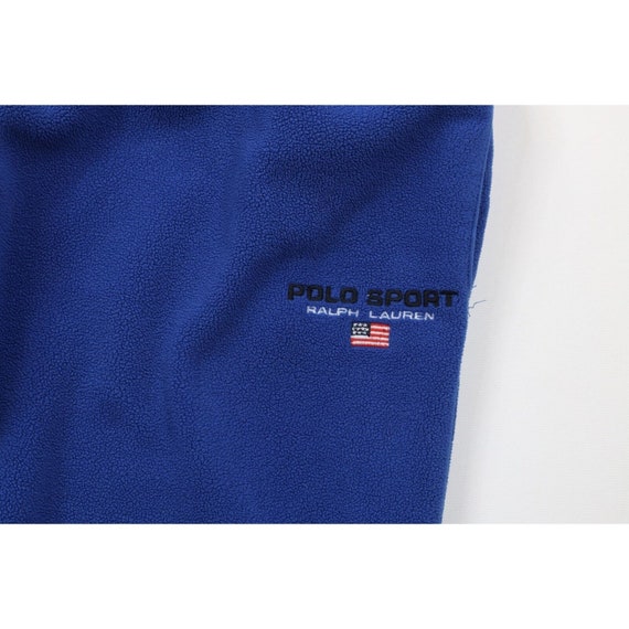 90s Polo Sport Ralph Lauren Mens L Spell Out Flee… - image 8
