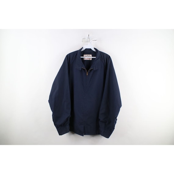 70s Woolrich Mens 44L Faded Blank Full Zip Cafe R… - image 1