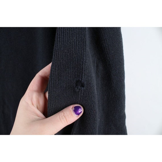 90s Streetwear Mens XL Faded Blank Baggy Fit Ribb… - image 4