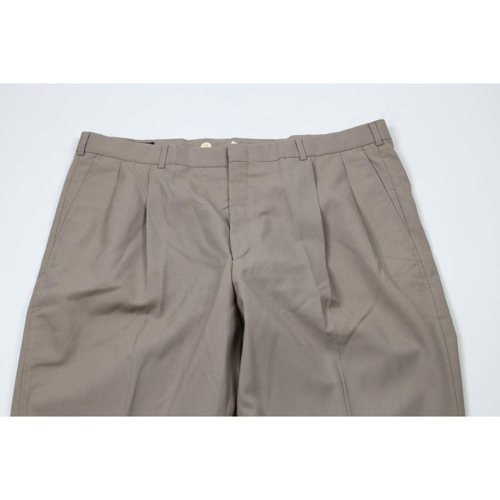 90s Land’s End 2tac wool slacks USA製 90'S LANDS' END 2-pleat wool pants slacks made in USA men's
