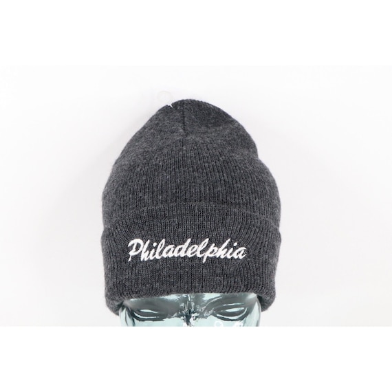 NOS vintage années 90 Streetwear Philadelphia Script Spell Out Knit Winter Beanie Hat Gris, vintage Knit Beanie, Bonnet des années 1990, Bonnet dhiver - Etsy France NOS vintage années 90 Streetwear Philadelphia Script Spell Out Knit Winter Beanie Hat Gris, vintage Knit Beanie, Bonnet des années 1990, Bonnet dhiver - Etsy France