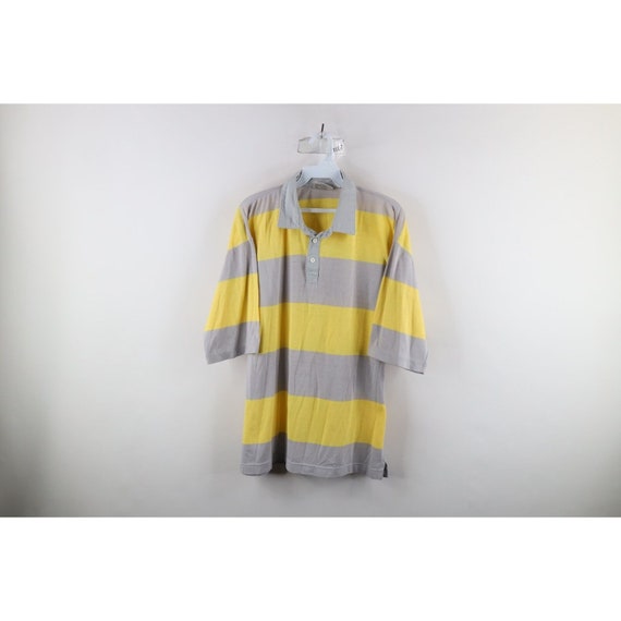 90s Streetwear Mens Medium Distressed Striped Thin