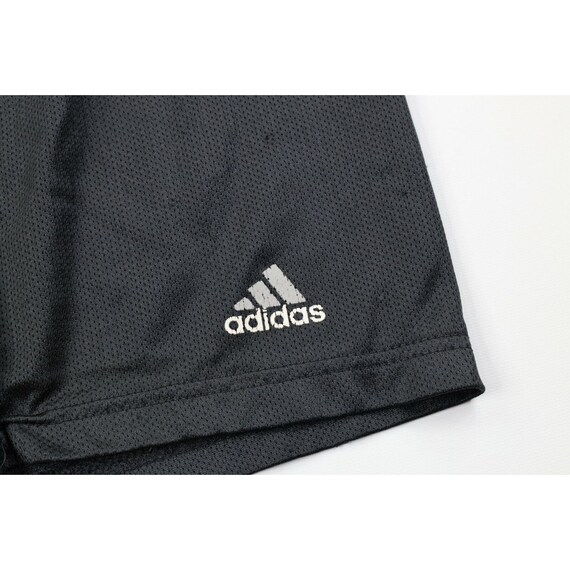 90s Adidas Mens Medium Above Knee Spell Out Mesh … - image 4