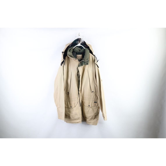 90s Woolrich Mens Large Long Thrashed Wool Lined … - image 1