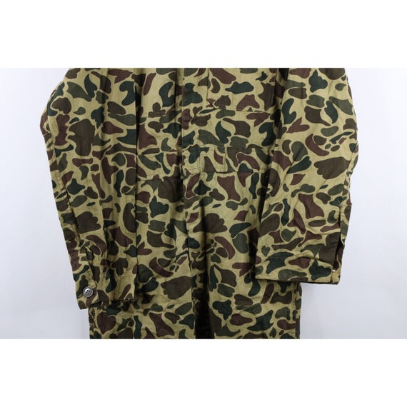 70s Streetwear Mens XL Faded Frogskin Camouflage … - image 3