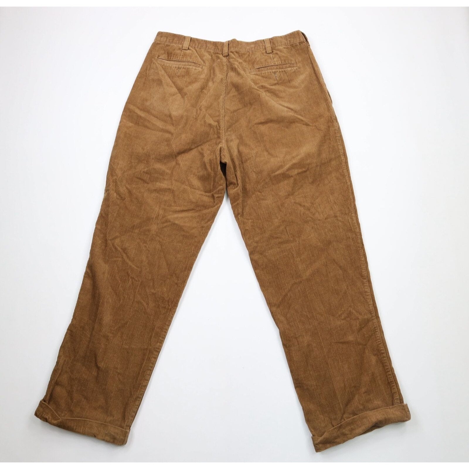 パンツ 1990s fade grunge corduroy buggy pants Baggy Cord Pants Vintage 90s Dark Brown Corduroy Pants