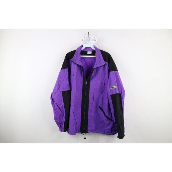 チャンピオン　champion アルミ　ウインドブレーカー 昭和 80s 90s Vintage 90s champion windbreaker - Gem