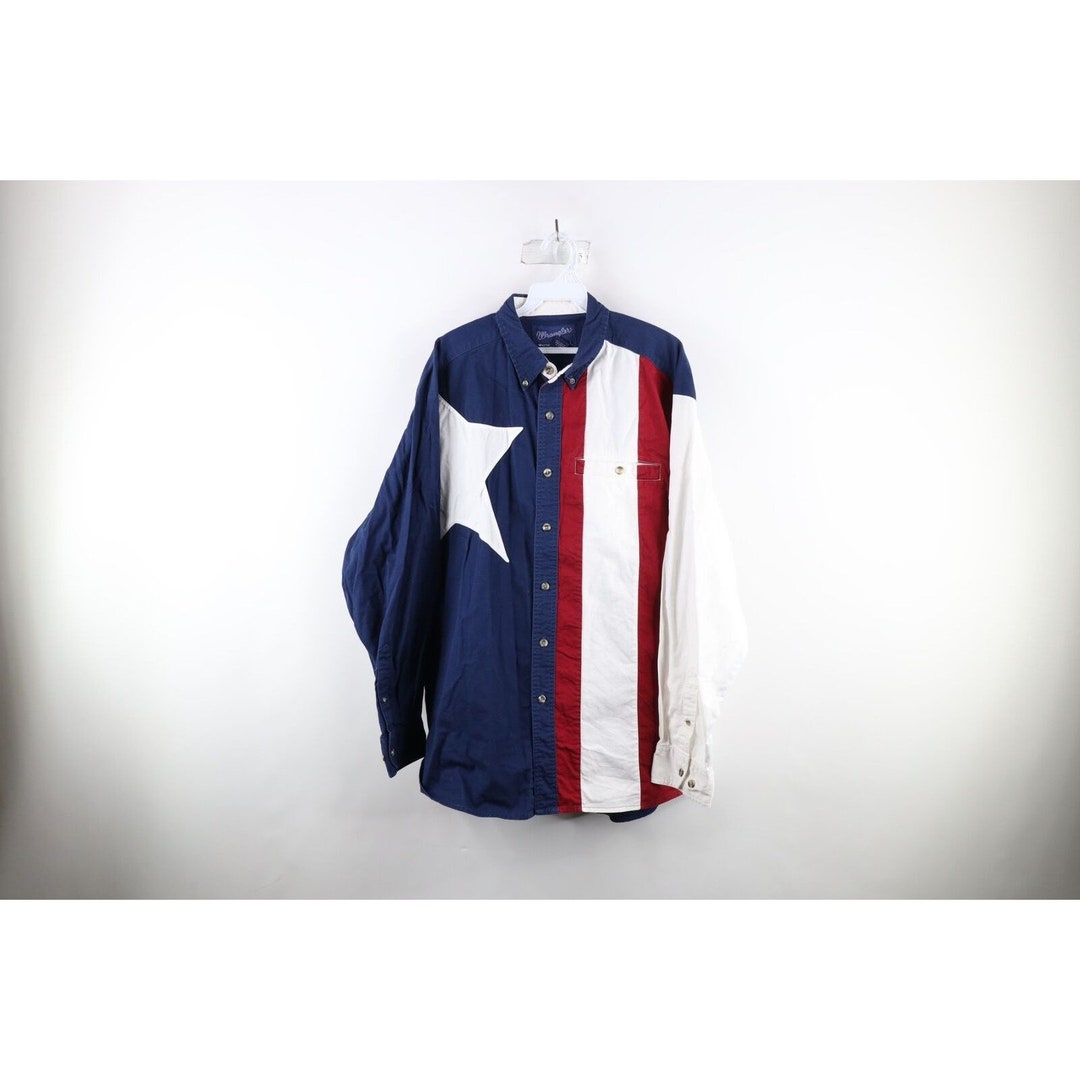 Bear Run Men's American Motorcycle Traditions T-Shirt | Vintage USA Flag Biker Tee - View #4