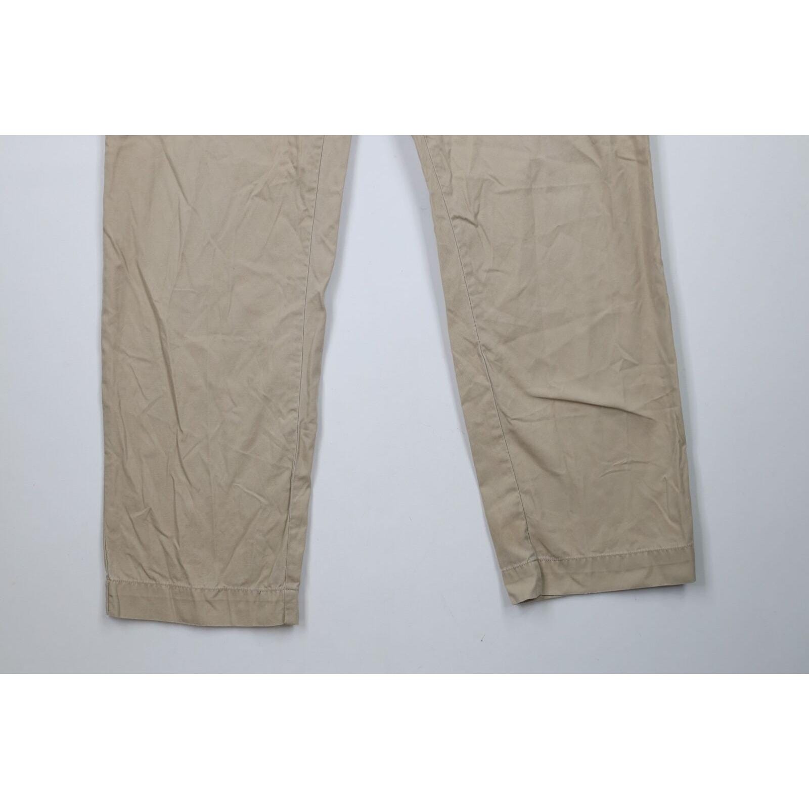 90s RALPHLAUREN POLO CHINO USA製サイズ33X30 Vintage 90s Ralph Lauren Mens 33x30 Faded Wide Leg Chino