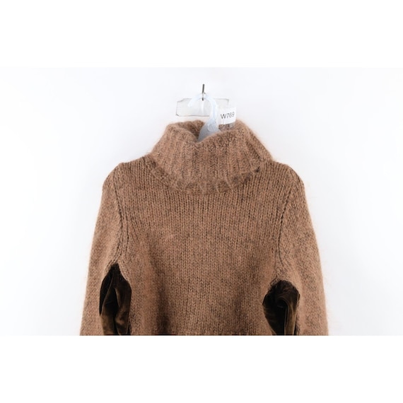 90s Express Womens Small Mohair Wool Chunky Knit … - image 2