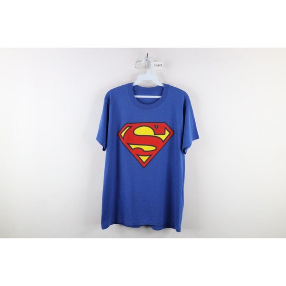80s DC Comics Mens Medium 1987 Superman Super Her… - image 1