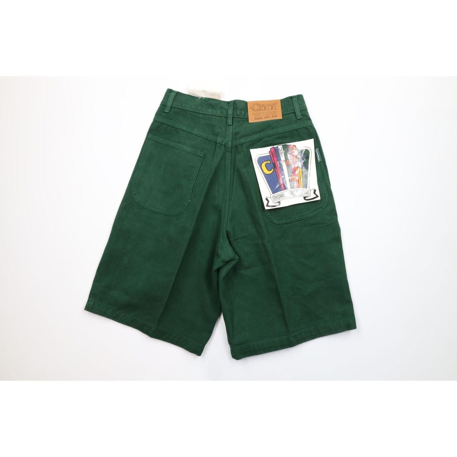 Supreme】 baggy denim shorts 30 緑