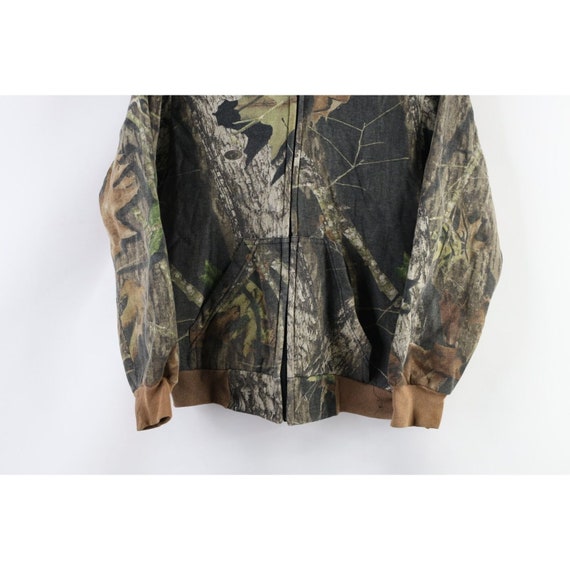 90s Streetwear Womens Small Faded Camouflage Full… - image 3