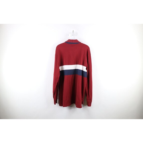 90s Tommy Hilfiger Mens Large Faded Spell Out Lon… - image 8