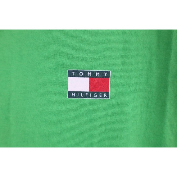 90s Tommy Hilfiger Mens Medium Spell Out Box Logo… - image 4