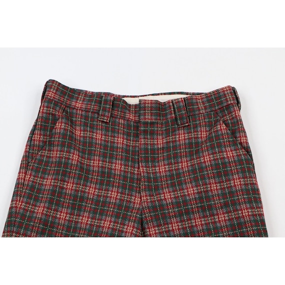 70s Levis Mens Size 32 Checkered Plaid Cuffed Kni… - image 2