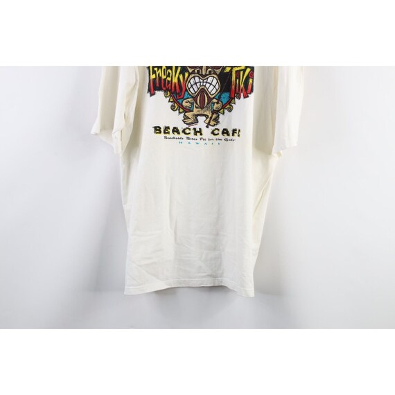 90s Streetwear Mens XL Spell Out Freaky Tiki Beac… - image 10