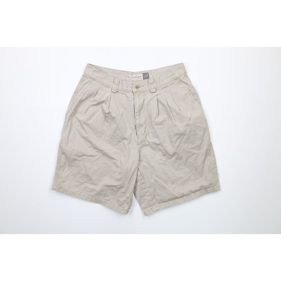 90s Gap Mens 30 Faded Relaxed Fit Pleated Above K… - image 1