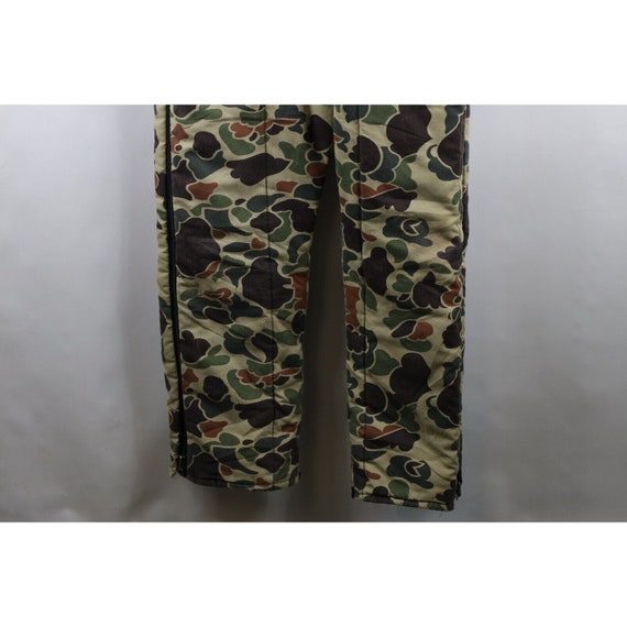 80s Walls Mens S Faded Frogskin Camouflage Belted… - image 4