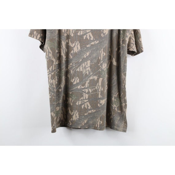 90s Streetwear Mens Medium Distressed Camouflage … - image 9