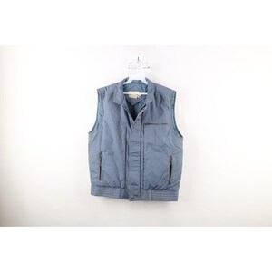 90s/y2k GAP XL Puffer Vest, Vintage Beige Fleece Lined