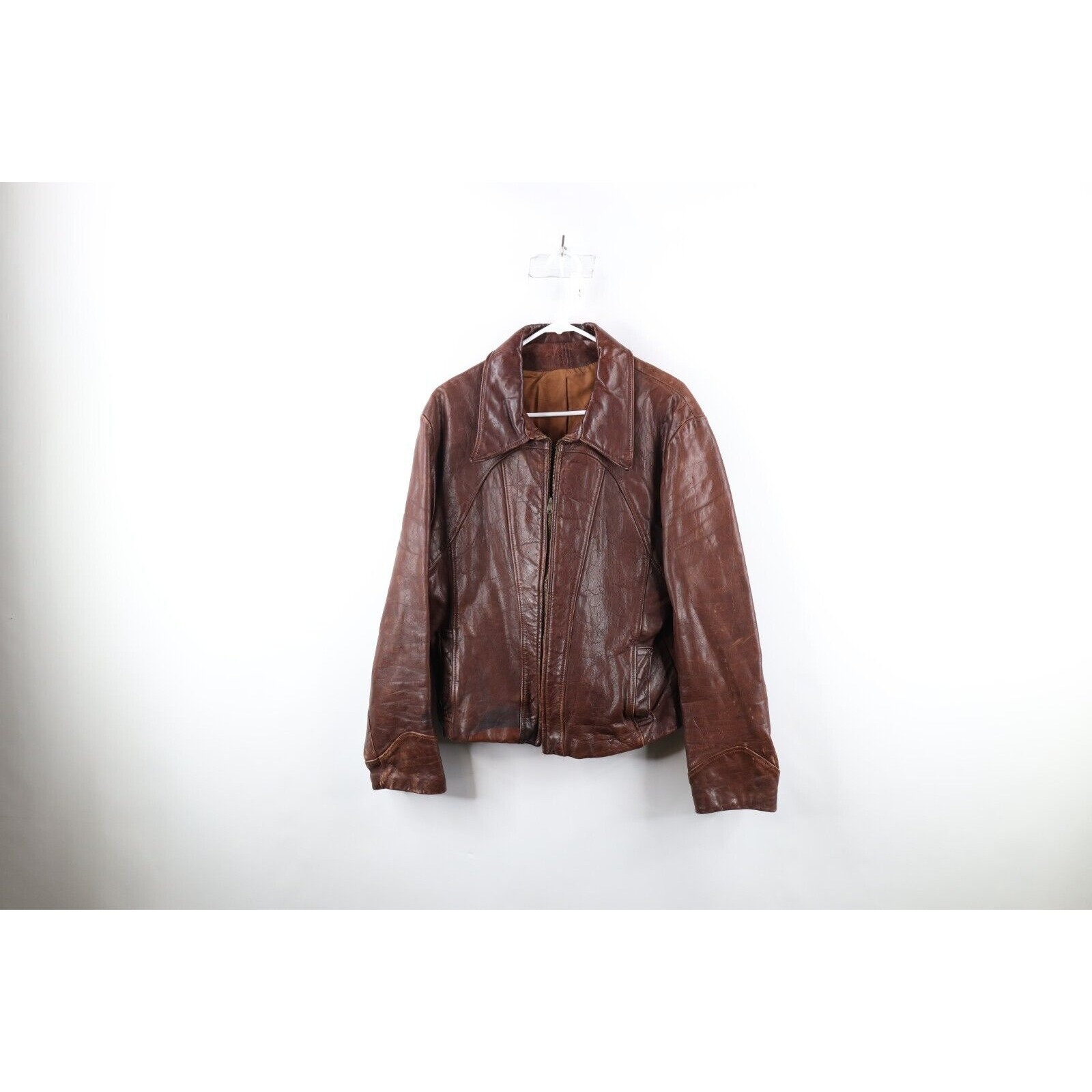 1950s Leather Jacket - Etsy 1950s Leather Jacket - Etsy