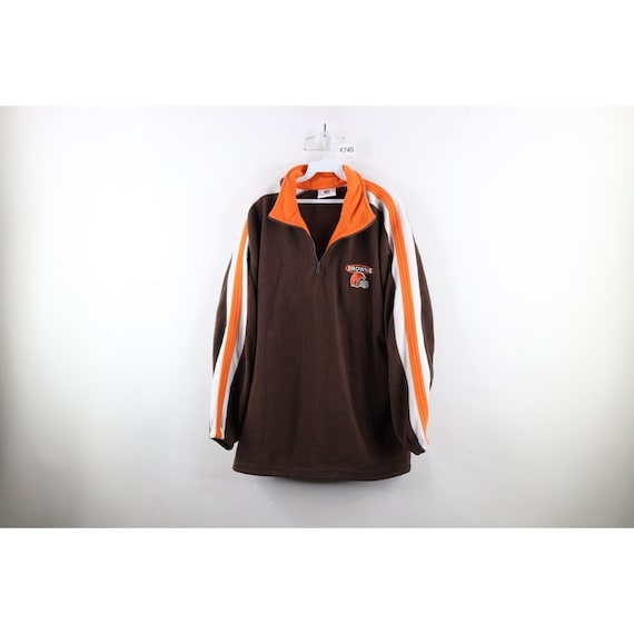 90s Mens XL Spell Out Cleveland Browns Football H… - image 1
