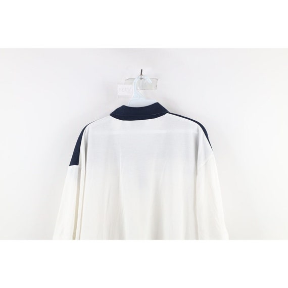 90s Streetwear Mens XL Ribbed Color Block Mob Maf… - image 7