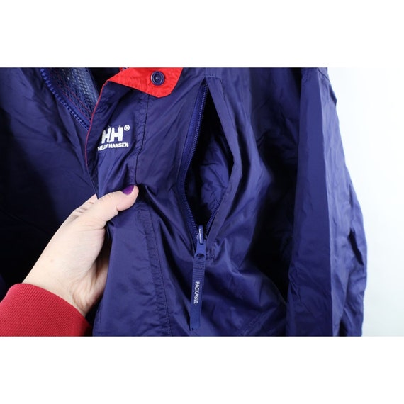 90s Helly Hansen Mens Medium Spell Out Waterproof… - image 7