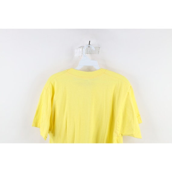 90s Streetwear Mens Large Blank Short Sleeve Pock… - image 7
