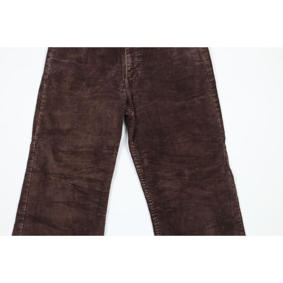 70s Levis Mens 30x34 Distressed Velour Corduroy B… - image 3