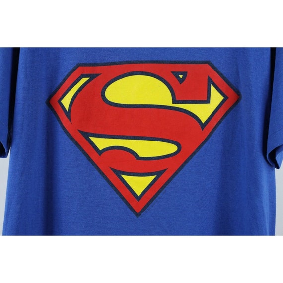 80s DC Comics Mens Medium 1987 Superman Super Her… - image 4